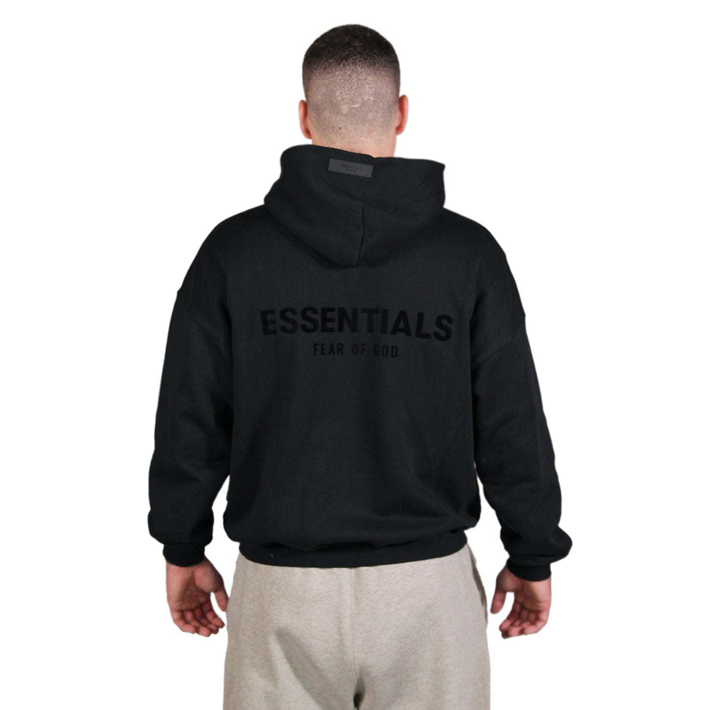 Fear Of God Essentials Hoodie Stretch Limo Black