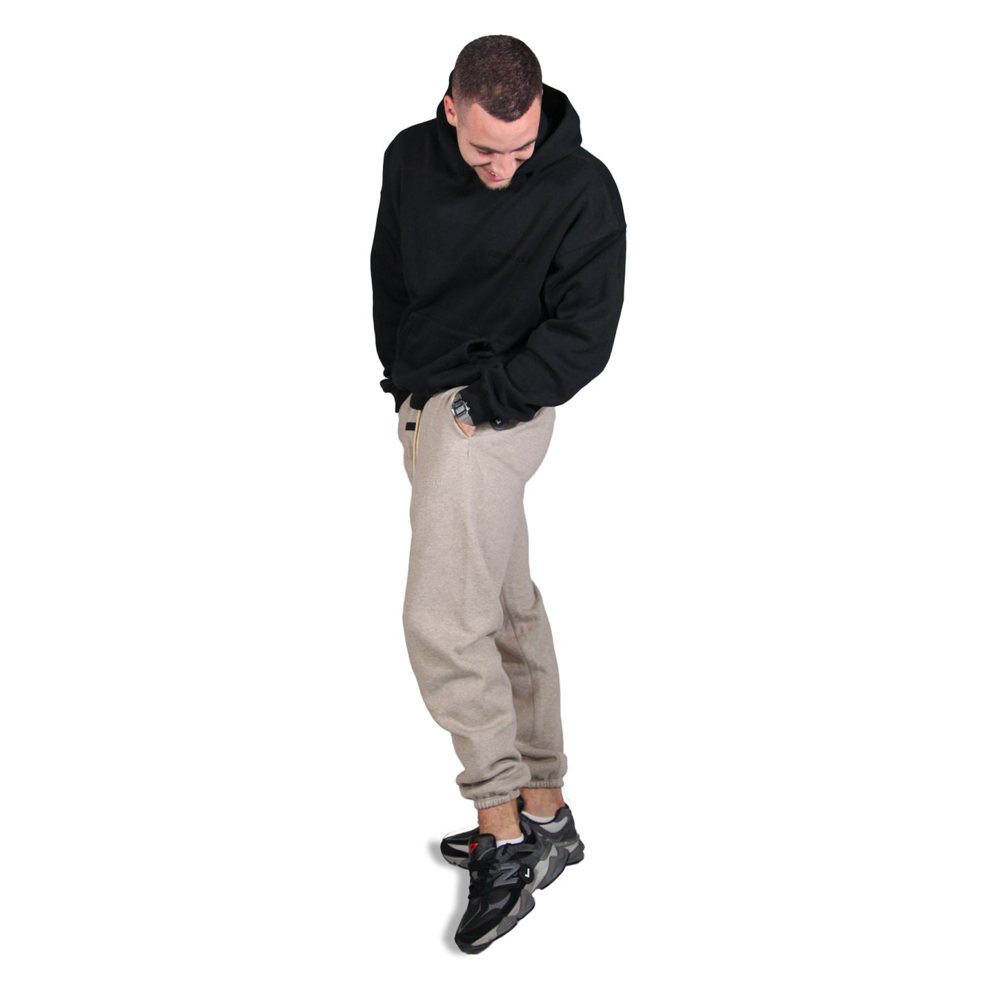 Fear Of God Essentials Sweatpants Dark Heather Oatmeal