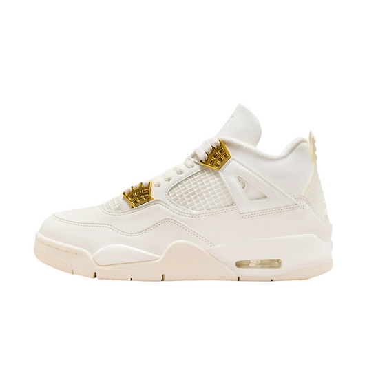 Air Jordan 4 Retro W "White Metallic Gold"