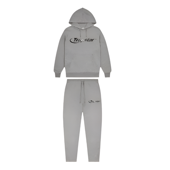 Trapstar Hyperdrive Monochrome Tracksuit - Grey