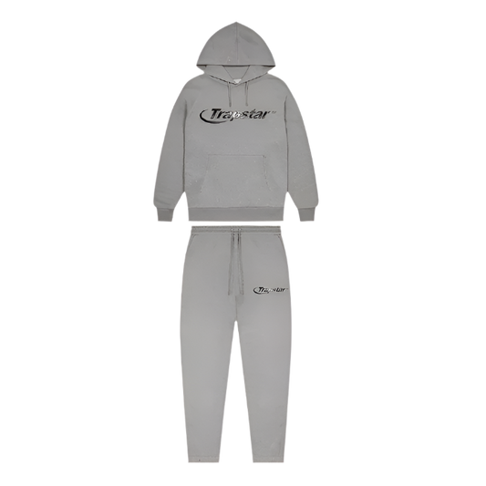 Trapstar Hyperdrive Monochrome Tracksuit - Grey